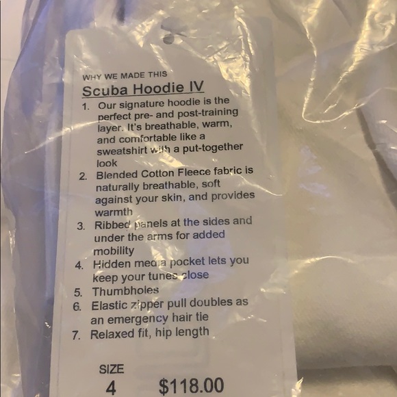 Lululemon scuba hoodie IV - Picture 6 of 7
